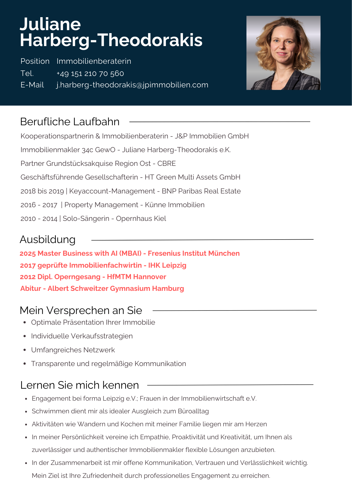 Lebenslauf von Juliane