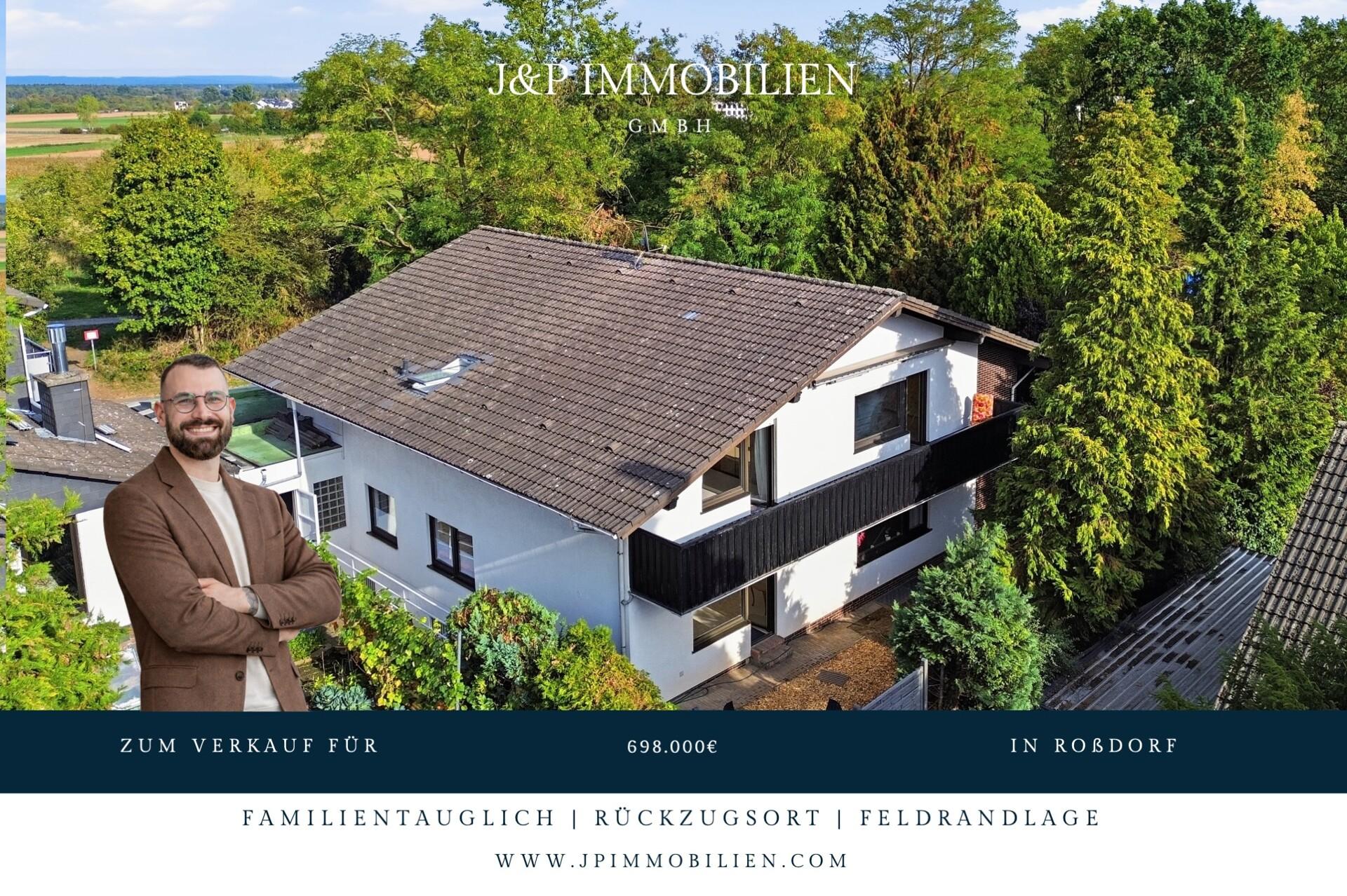 Zuhause für Generationen: Zweifamilienhaus mit Garten, Wintergarten & Doppelgarage in Roßdorf - Titelbild
