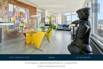 Luxus über den Dächern Eschborns – exklusives Architekten-Penthouse mit spektakulärem Ausblick, 65760 Eschborn, Penthousewohnung