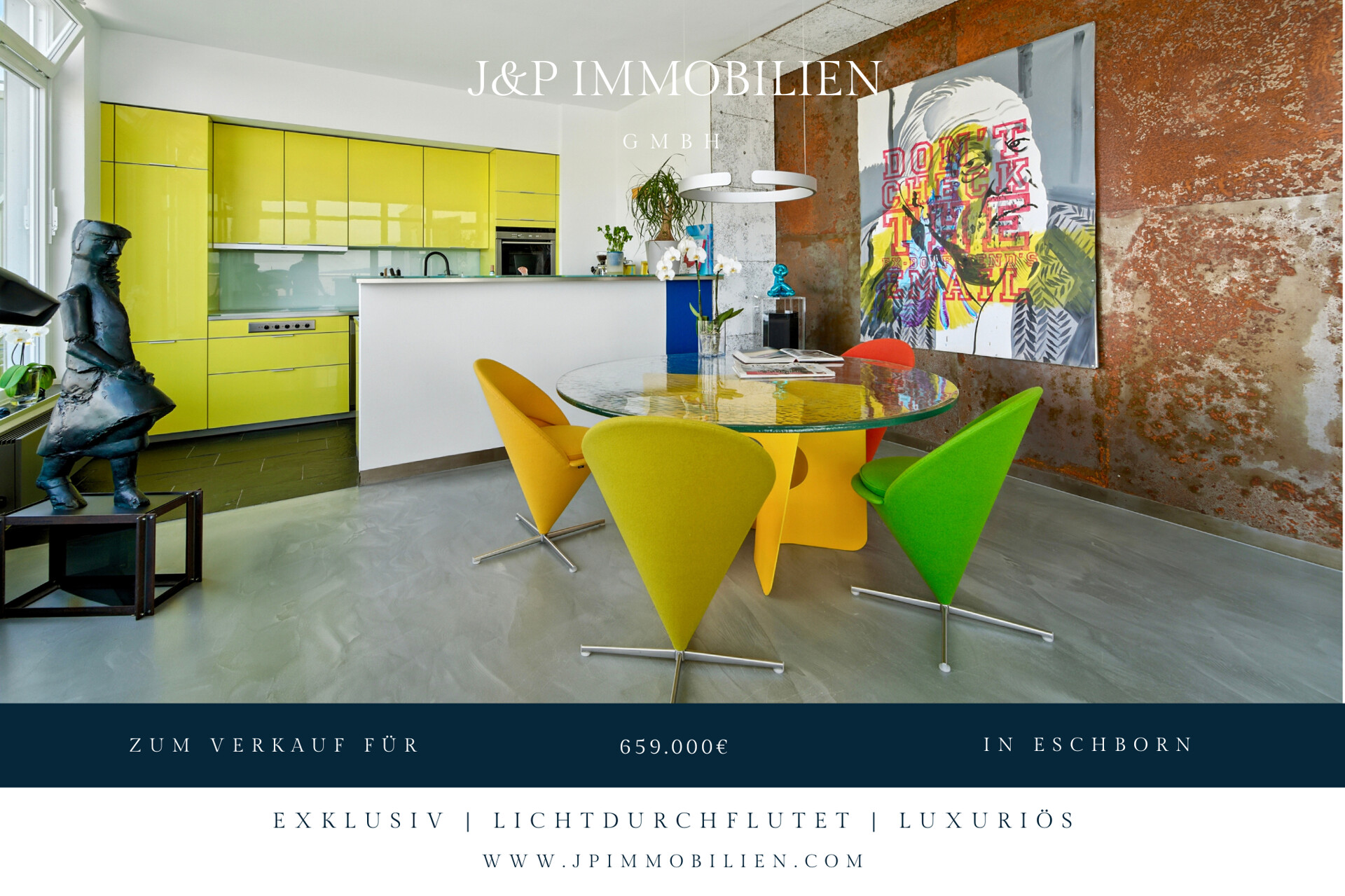 Luxus über den Dächern Eschborns - exklusives Architekten-Penthouse mit spektakulärem Ausblick - Titelbild