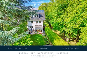 Reihenendhaus wie neu: KfW 55 – kernsaniert, aufgestockt, Solar & 7 Zimmer + Einliegerwohnung, 65824 Schwalbach am Taunus, Reihenendhaus