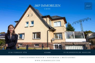 Charmantes Zweifamilienhaus mit großem Garten, Terrasse & Garage – ideal für Familien und Kapitalanleger, 15827 Blankenfelde-Mahlow, Zweifamilienhaus