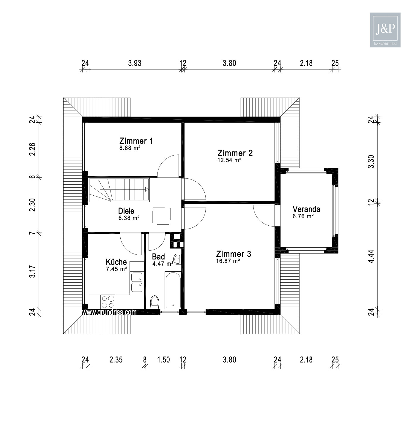 Charmantes Zweifamilienhaus mit großem Garten, Terrasse & Garage – ideal für Familien und Kapitalanleger - 2. Etage