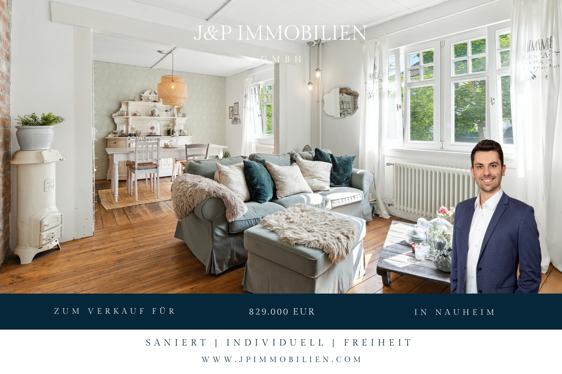 Komplettsanierung im Landhausstiel - Familienzuhause mit ELW & Baugrundstück - Titelbild