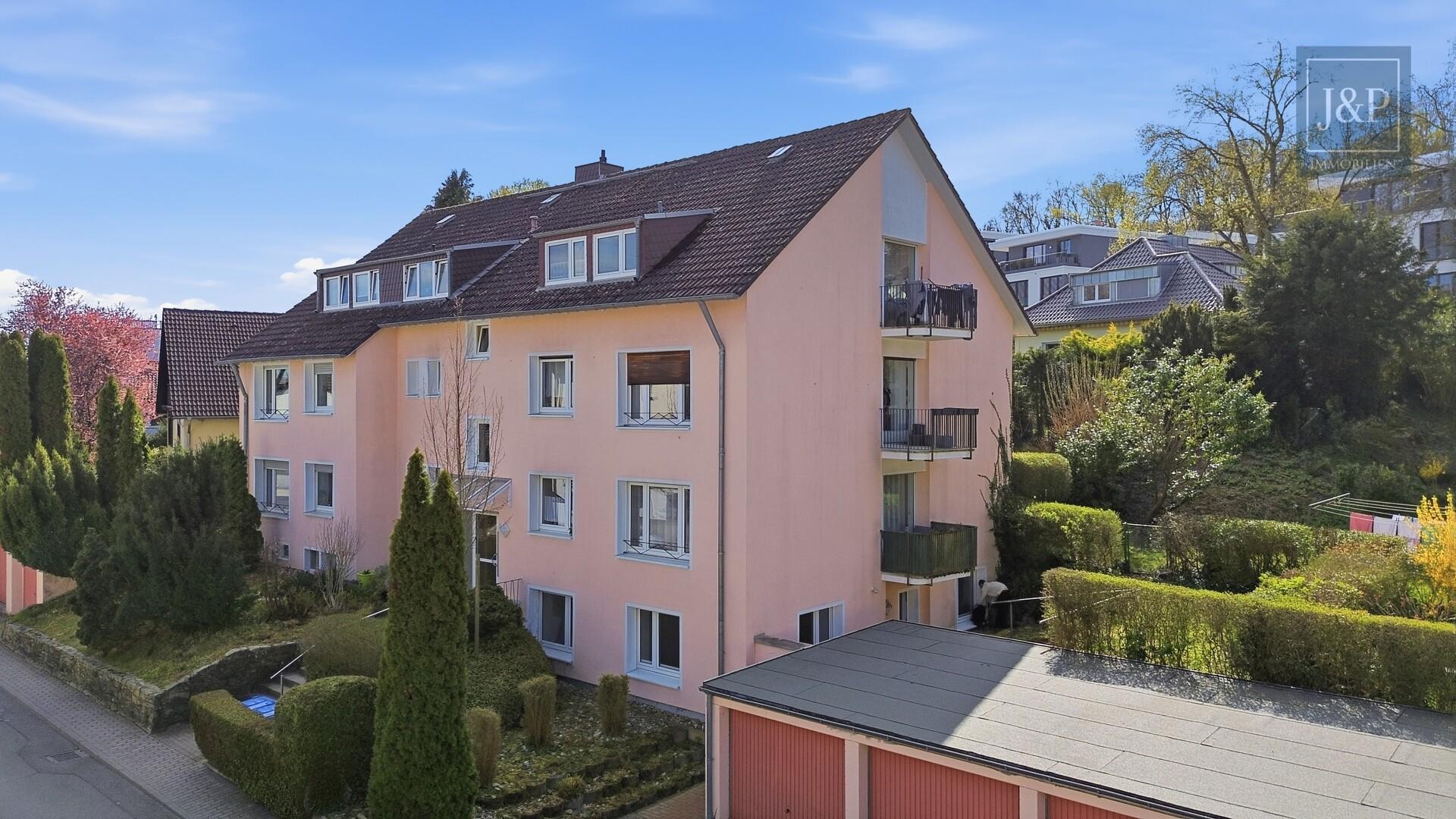 Helle 3-Zimmer-Wohnung mit Terrasse & Gartenanteil in Toplage Hofheim-Marxheim - Aussenansicht