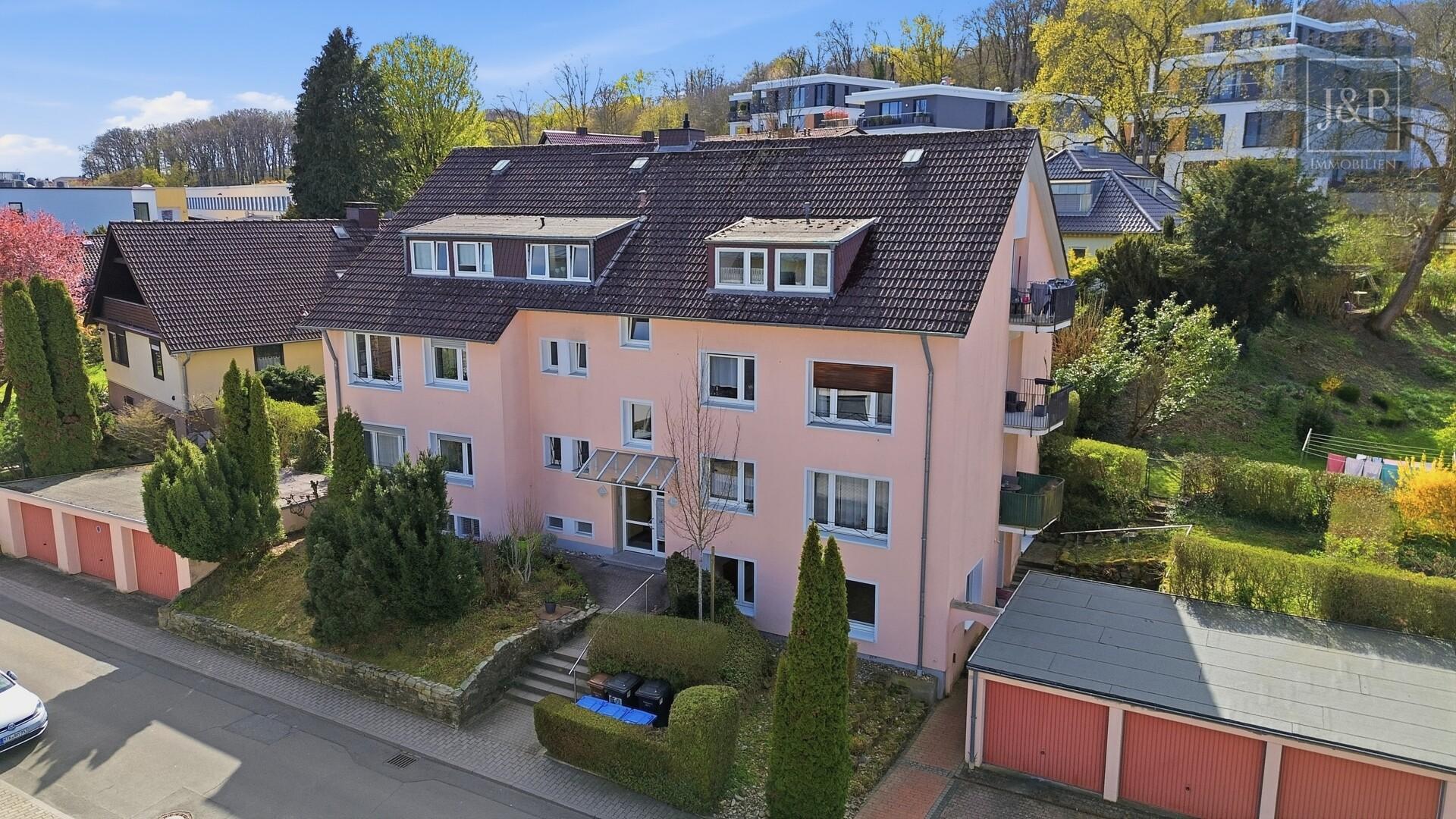 Helle 3-Zimmer-Wohnung mit Terrasse & Gartenanteil in Toplage Hofheim-Marxheim - Aussenansicht