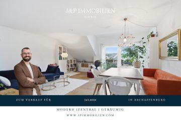 Vermietete Dachgeschosswohnung mit Balkon, Aufzug und ca. 34 m² großem, ausgebautem Spitzboden!, 63741 Aschaffenburg, Dachgeschosswohnung