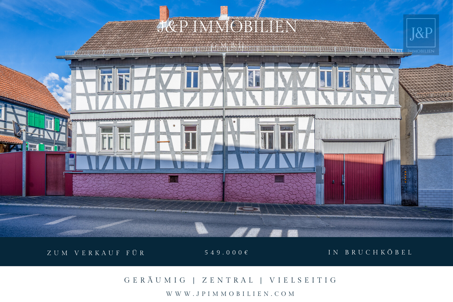 Zentral & vielseitig: Großes Fachwerkhaus mit Einliegerwohnung und Nebengebäuden! - Titelbild