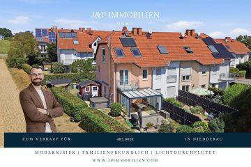 Familienzuhause mit Sauna & Whirlpool in Feldrandlage! Weitblick & Wohnkomfort in Ostheim, 61130 Nidderau / Ostheim, Reihenendhaus