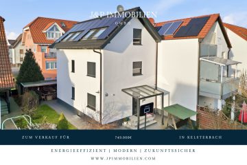 Moderne Doppelhaushälfte mit PV-Anlage & variabler Nutzung auf 4 Ebenen in Kelsterbach, 65451 Kelsterbach, Doppelhaushälfte