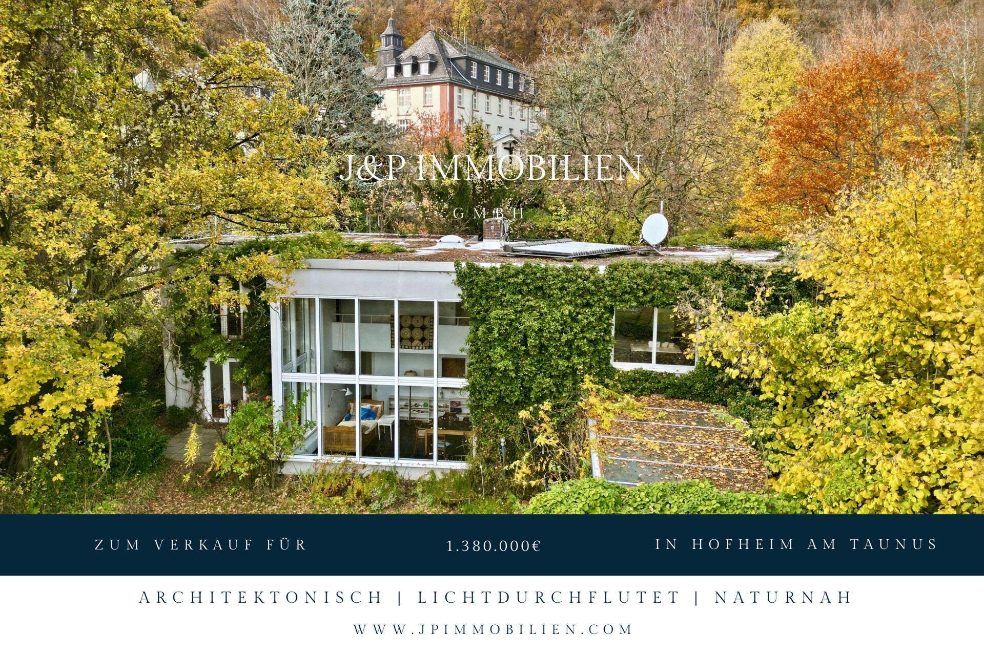 Einzigartige Architekten-Villa mit Panorama & Potenzial – Traumlage in Hofheim am Taunus - Titelbild