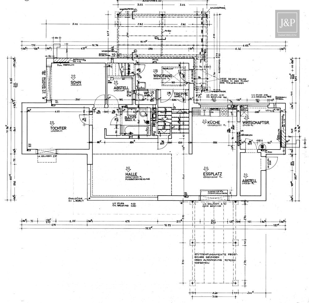 Einzigartige Architekten-Villa mit Panorama & Potenzial – Traumlage in Hofheim am Taunus - Erdgeschoss