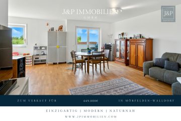 Gehobenes Wohnen am Naturschutzgebiet: traumhafte 3-Zimmer-Wohnung mit Balkon und Weitblick, 64546 Mörfelden-Walldorf, Etagenwohnung
