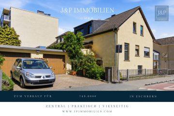 Zweifamilienhaus inkl. ausgebaute Parterre in zentraler Lage von Eschborn mit Terrasse & 2 Garagen, 65760 Eschborn, Zweifamilienhaus