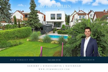 Luxuriöses EFH mit traumhafter Gartenlandschaft, Doppelgarage & Einliegerbereich, 63329 Egelsbach, Einfamilienhaus