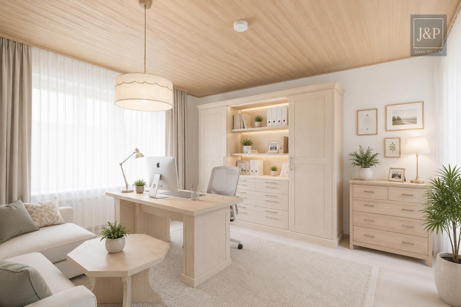 Großzügiges Zweifamilienhaus mit großem Garten & Sauna in ruhiger Wohnlage von Roßdorf - Zimmer EG KI überarbeitet