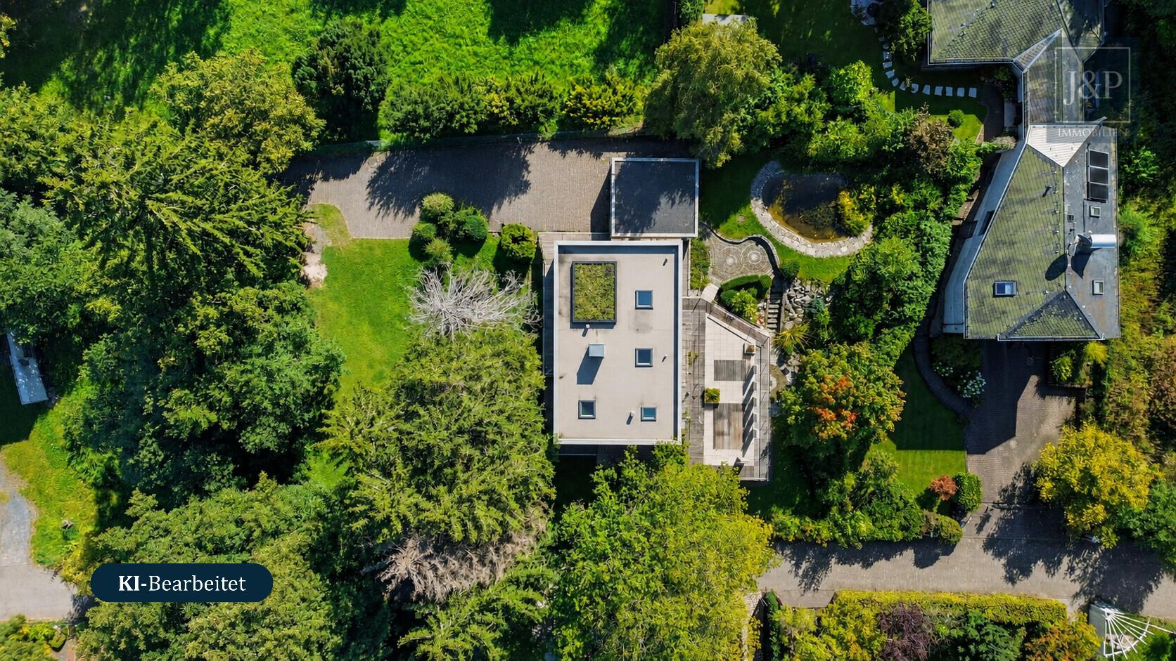 Sanierungsobjekt oder Teilneubau - Großes sonniges Grundstück mit 1710qm auf der Hegewiese - Visualisierung Teilerneuerung