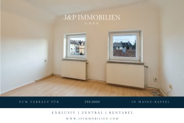 Kapitalanlage: Zwei gedämmte Wohnungen in Ufernähe in Mainz-Kastel!, 55252 Wiesbaden, Dachgeschosswohnung