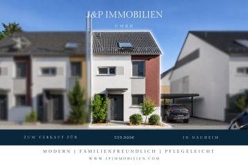 Modernes Reihenendhaus mit Terrasse, Carport & Wallbox in Nauheim, 64569 Nauheim, Reihenendhaus