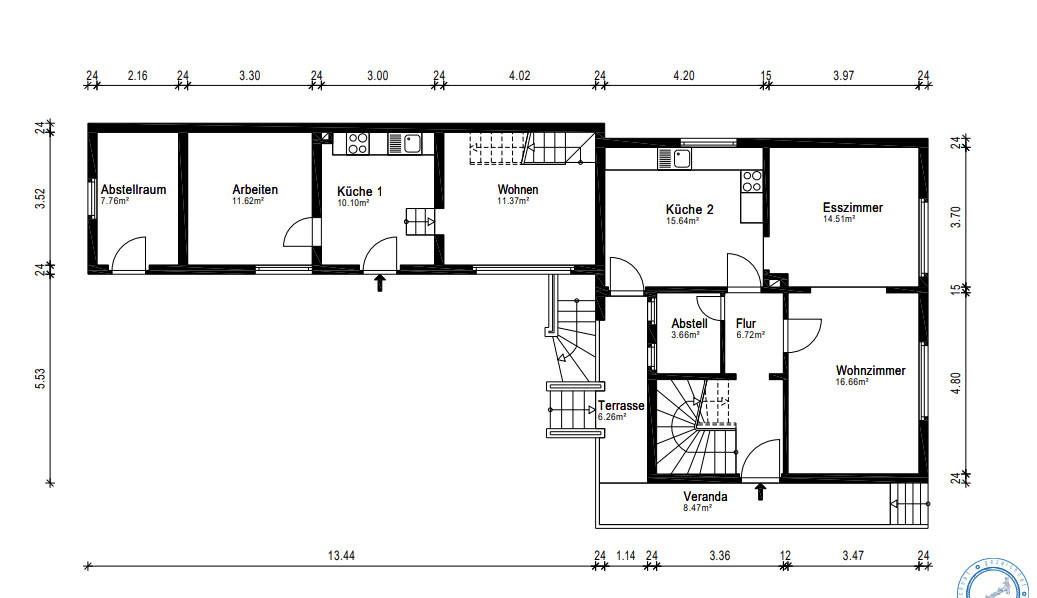 Umfassende Sanierungen kombiniert mit einzigartigem Landhausstiel - Familienidylle mit ELW - Nauheim EG