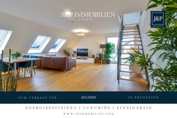 Energieeffizient, Luxuriös & offen gestaltet: Einzigartige Maisonettewohnung zentral in Erzhausen., 64390 Erzhausen, Maisonettewohnung