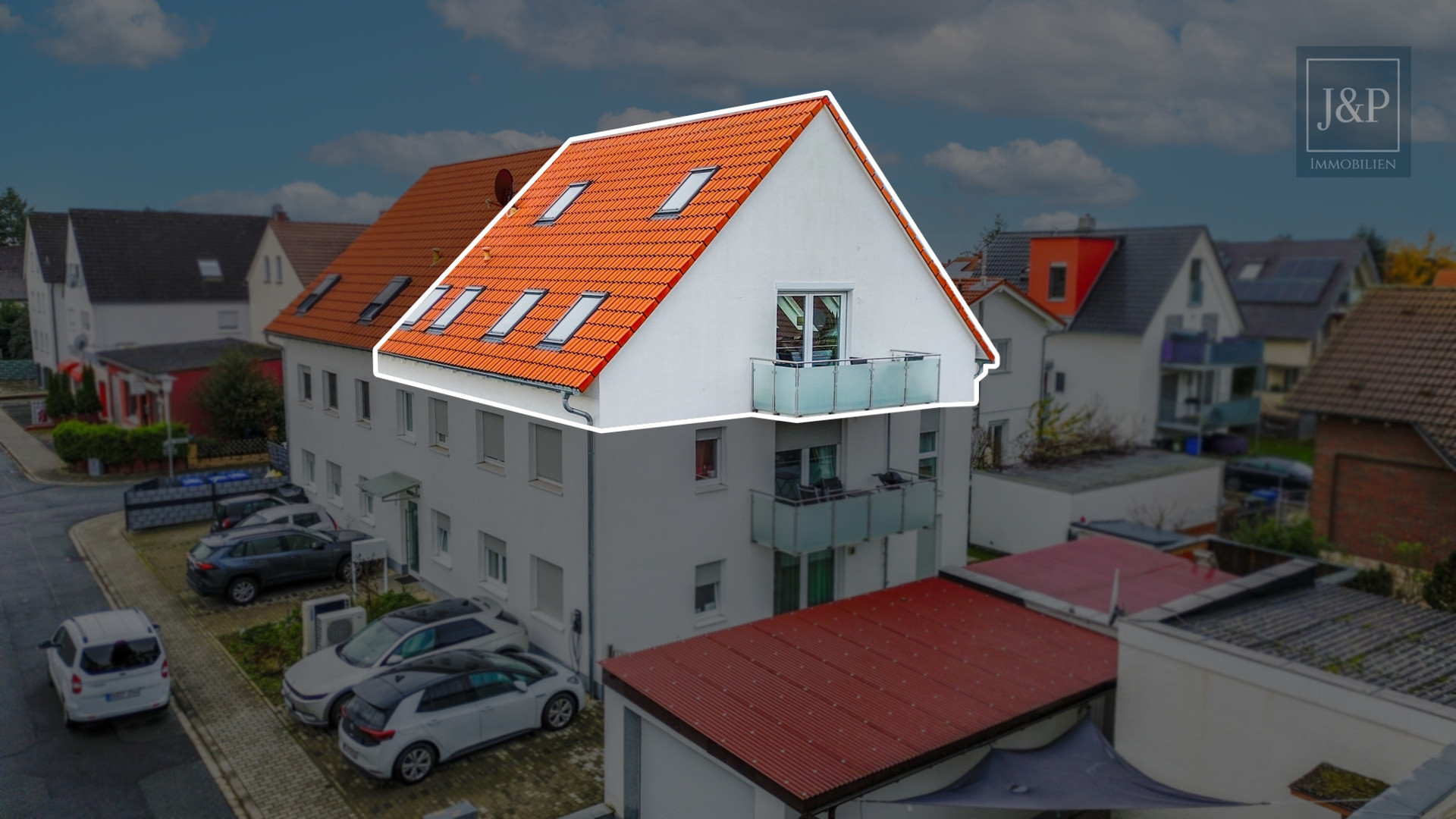 Energieeffizient, Luxuriös & offen gestaltet: Einzigartige Maisonettewohnung zentral in Erzhausen. - Außenansicht