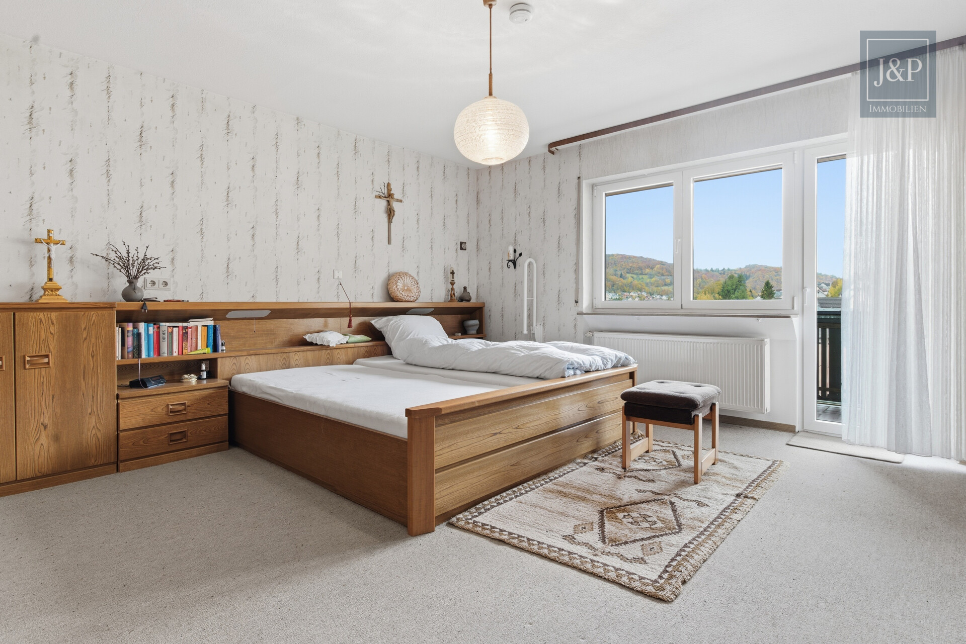 Sofort Verfügbar! 4,5 Zimmer-Wohnung in ruhiger Lage in Mömbris! - Schlafzimmer