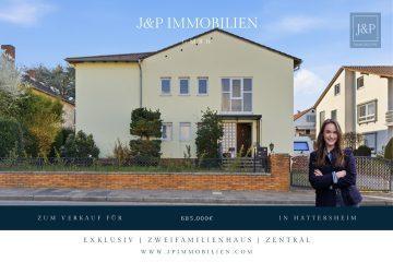 2 Familienhaus mit schönem Gartengrundstück, guter Aufteilung und Partykeller, 65795 Hattersheim, Zweifamilienhaus