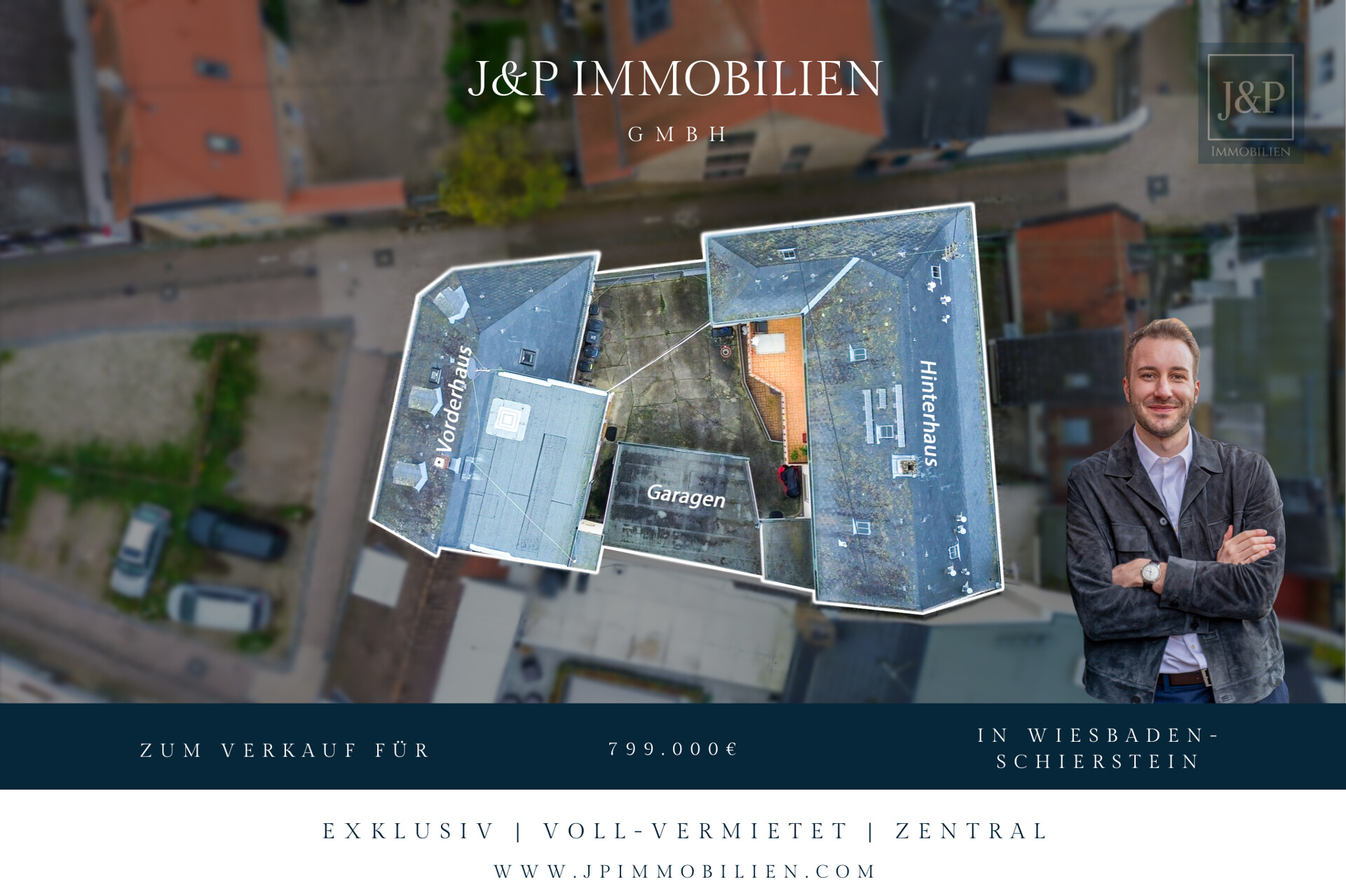 Zentral, voll-vermietet und vielseitig: Zwei Häuser in der Innenstadt von Schierstein! - Titelbild