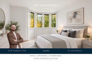 3-Zimmer-Wohnung mit zwei Bädern, Balkon & Tiefgaragenstellplatz, 63071 Offenbach am Main, Etagenwohnung
