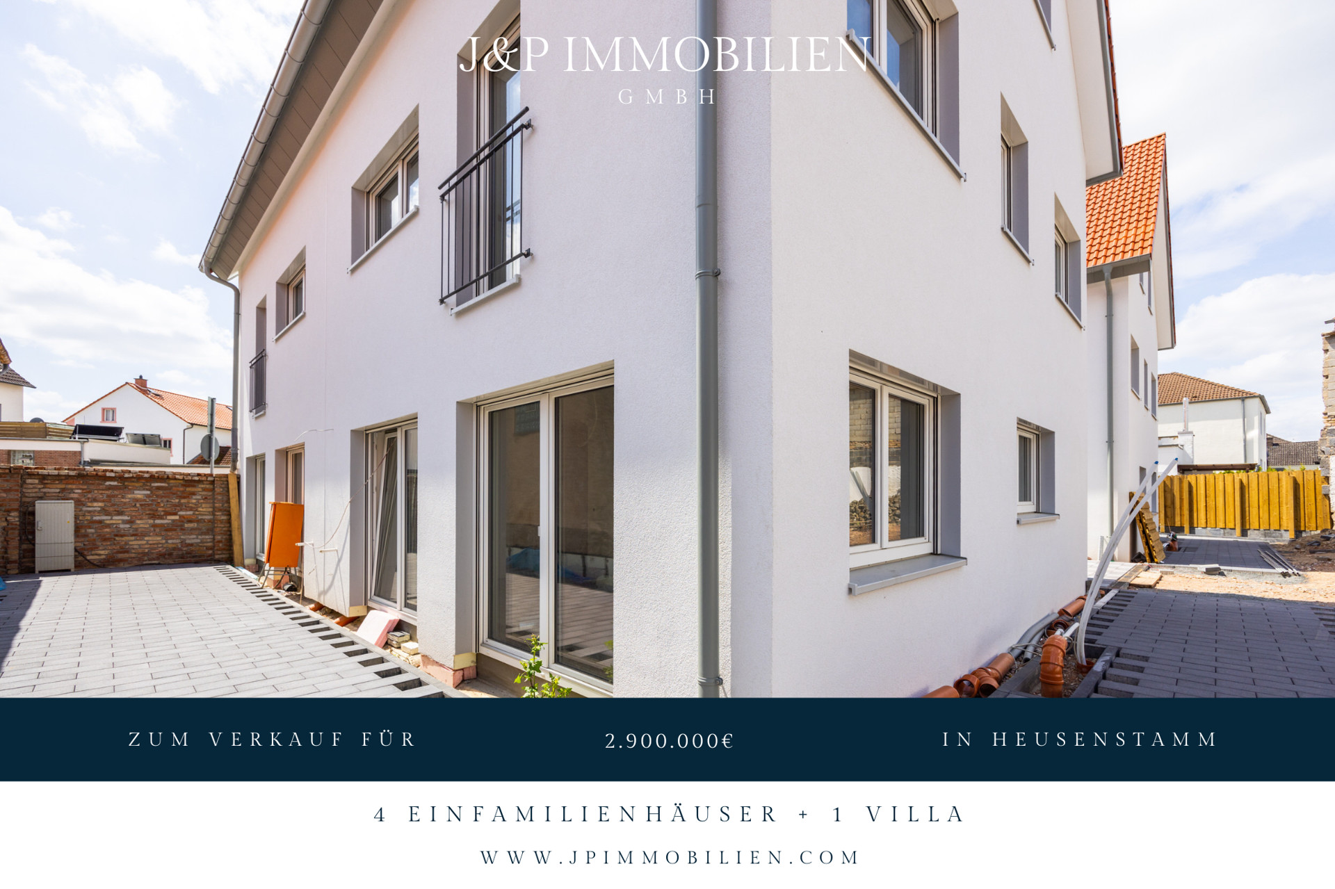 KfW 55 Neubau! 4 Doppelhaushälften und eine einzigartige Villa (zu 90% fertiggestellt) - Titelbild