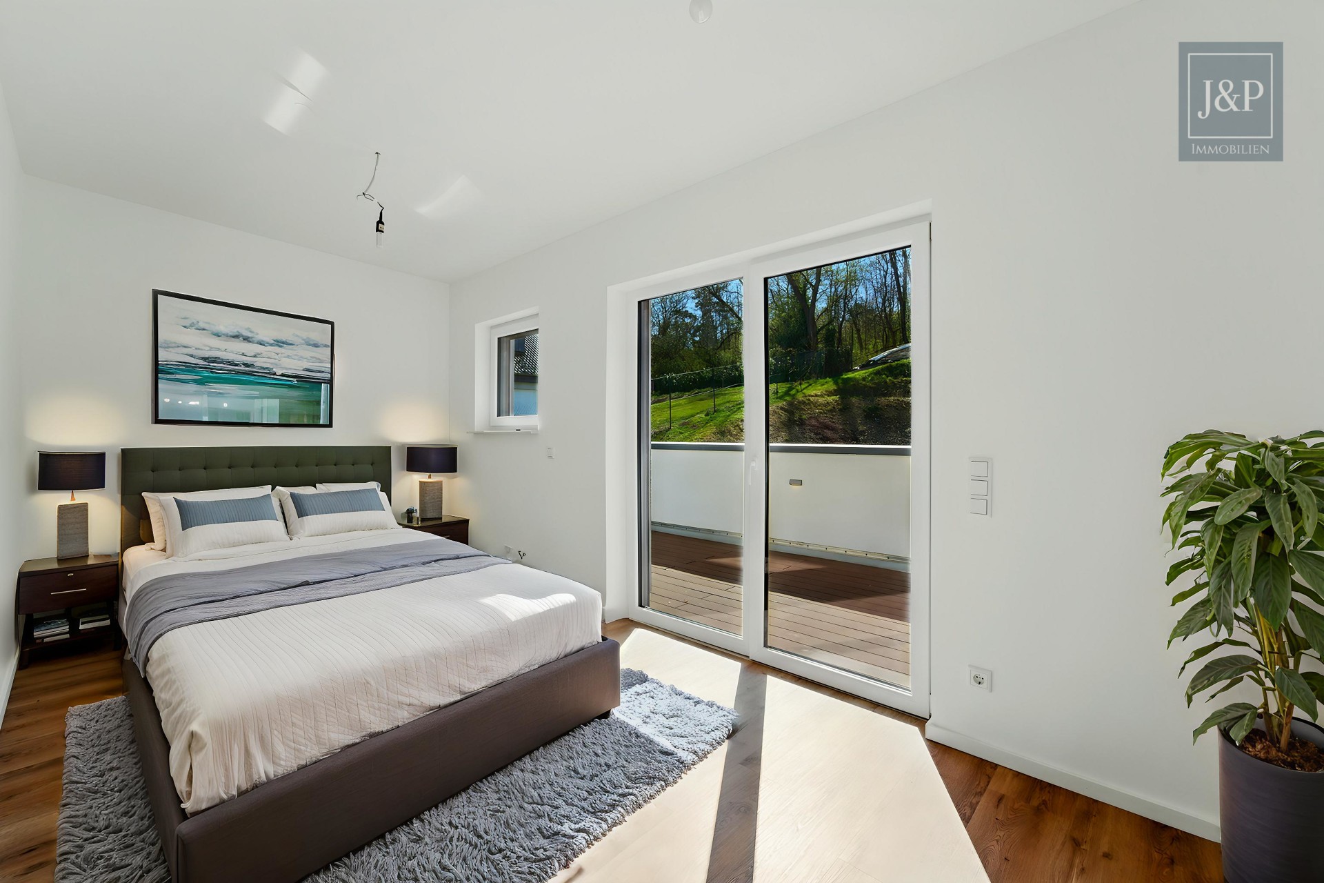 Penthouse mit Weitblick: Exklusives Wohnen über den Dächern von Butzbach - Schlafzimmer 2