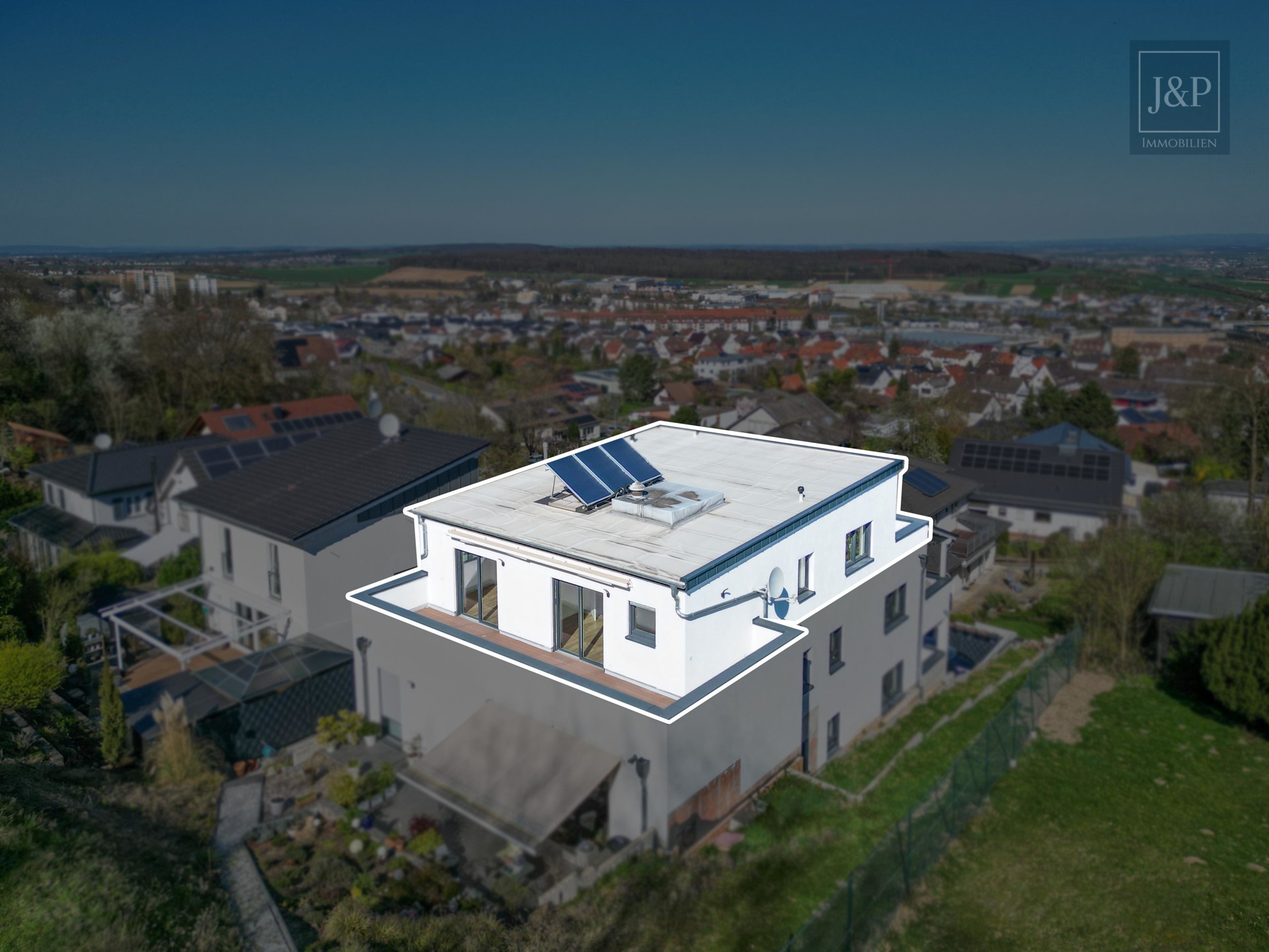 Penthouse mit Weitblick: Exklusives Wohnen über den Dächern von Butzbach - Außenansicht 2