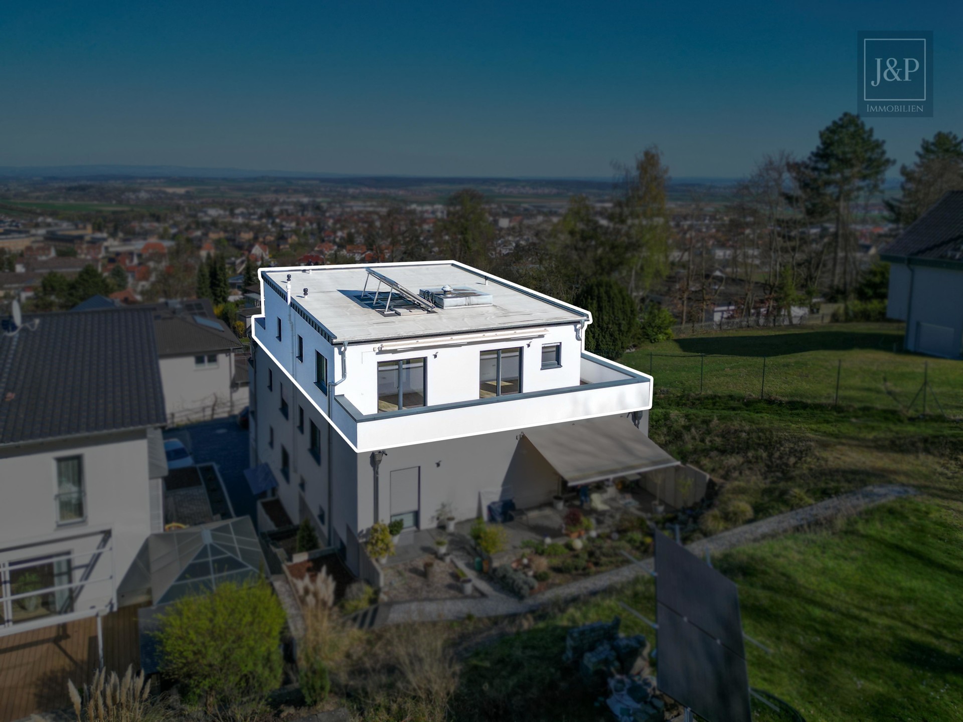 Penthouse mit Weitblick: Exklusives Wohnen über den Dächern von Butzbach - Außenansicht 1