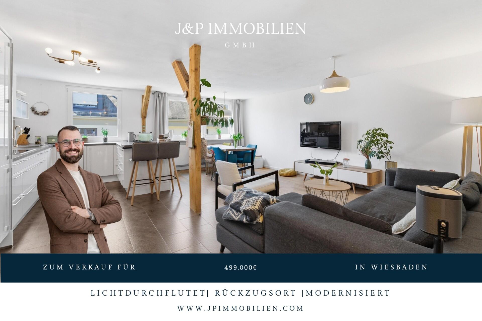 Großzügige 5-Zimmer-Wohnung in Wiesbaden – modernisiert mit Ausbaupotenzial & Garage - Titelbild