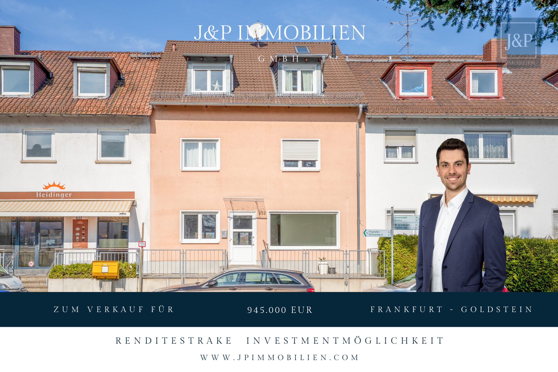 Starke Renditemöglichkeit in Frankfurt-Goldstein. Grundstück in Eigentum! Neuerrichtung 2009 - Titelbild