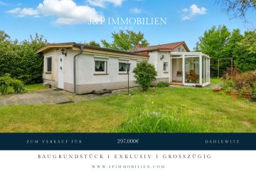 1123 m² Grundstück mit Geschichte – Gelegenheit für Umbau oder Neubau, 15827 Dahlewitz, Wohngrundstück