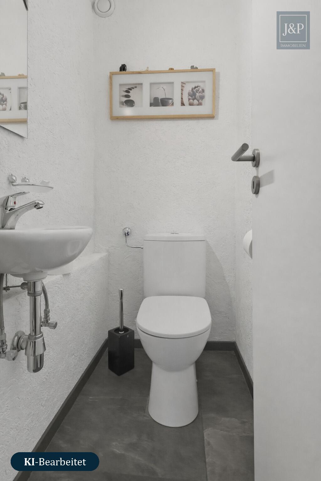 Maisonette in Feldrandlage – Balkon & Garage – sofort verfügbar - Gäste-WC