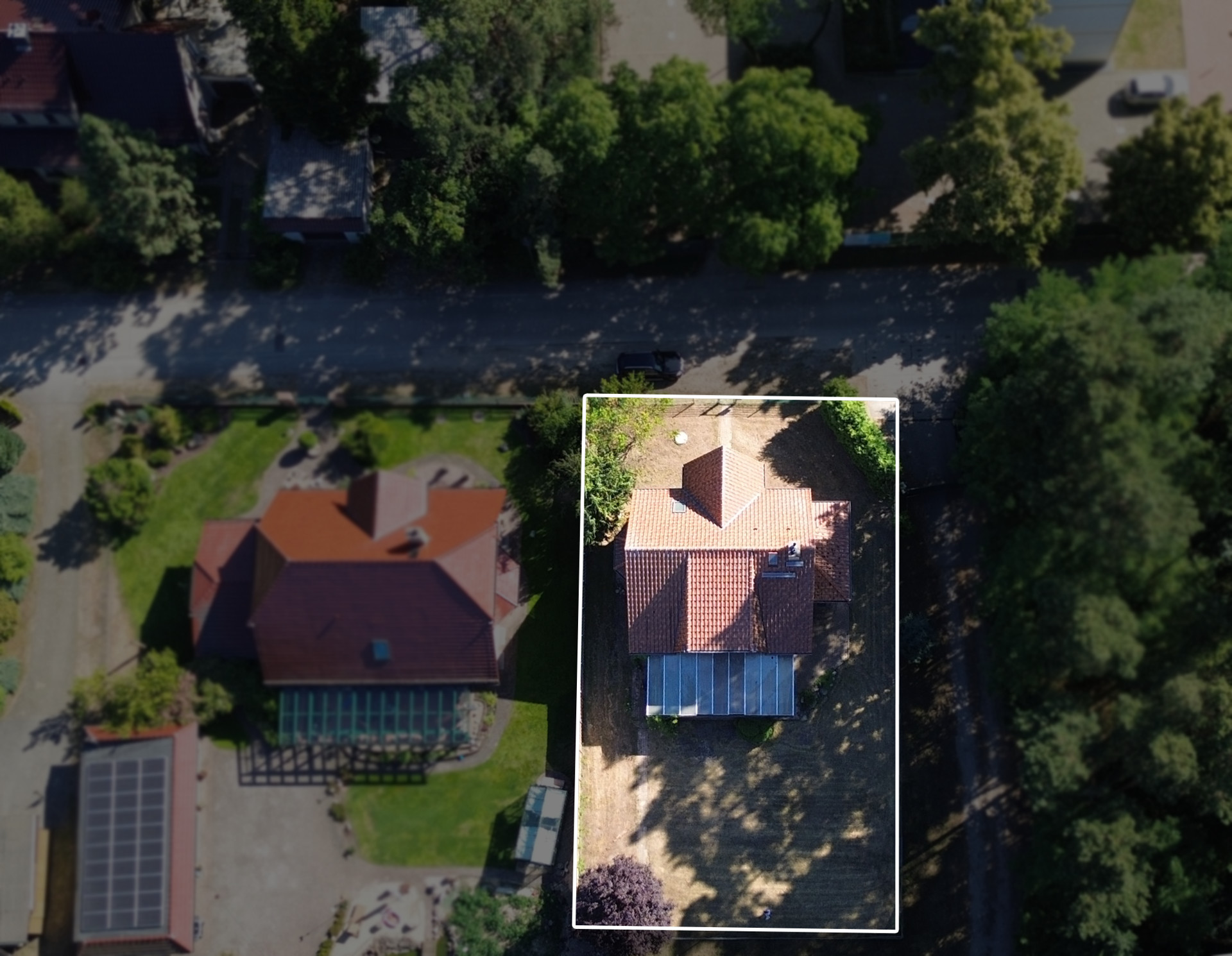 Familientraum in Limsdorf – hell, großzügig, naturnah - Drohnenaufnahme