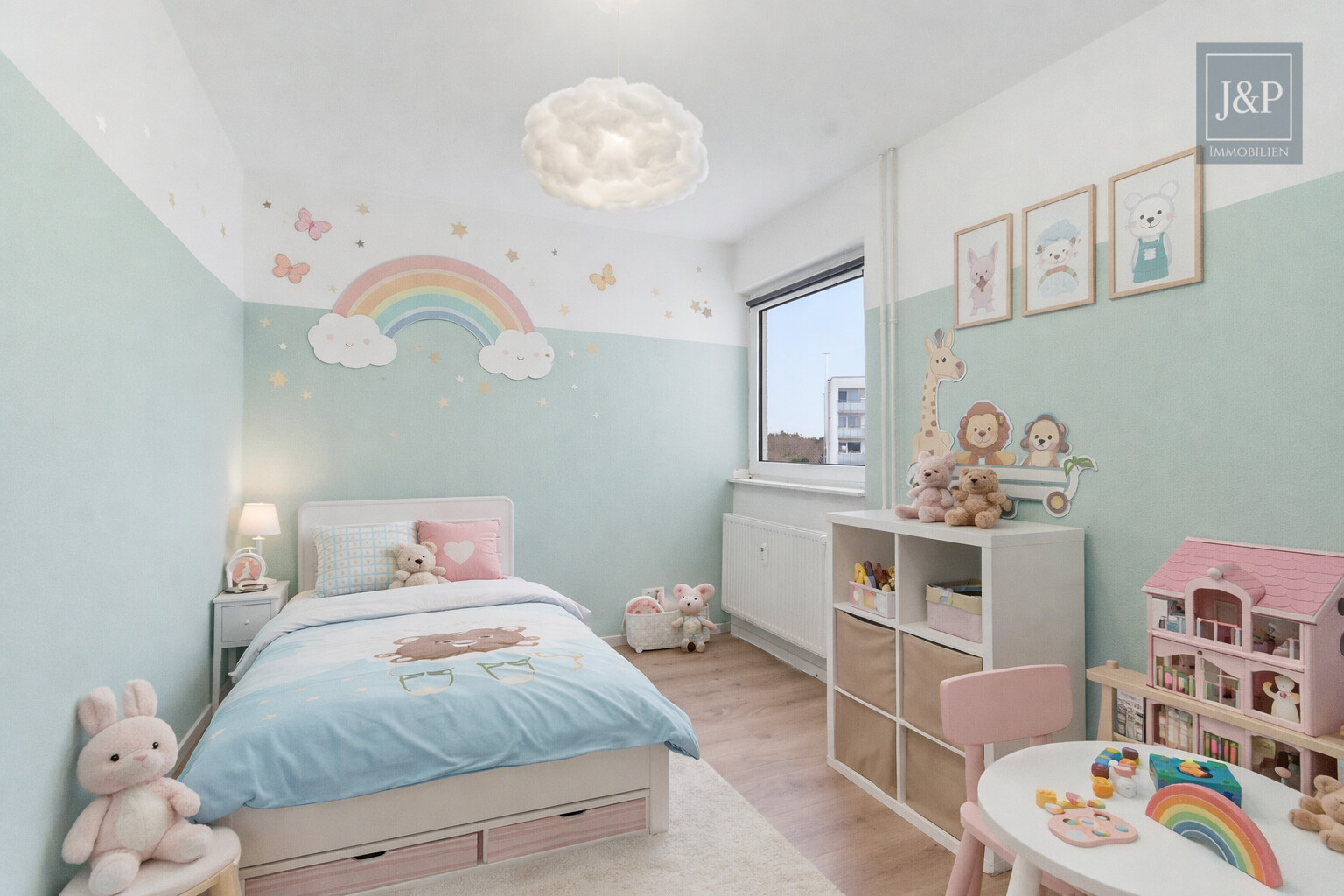 Saniert, bezugsfrei, modern: Möblierte 3-Zimmer-Wohnung in Dreieich-Sprendlingen! - Kinderzimmer (Beispielhafte Visualisierung)