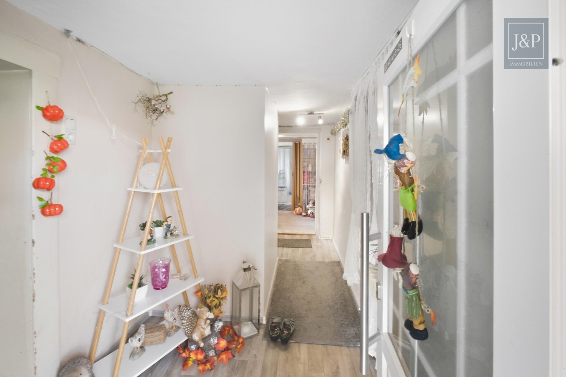 2 Häuser - 3 Wohneinheiten - 4 Möglichkeiten! Komplett bezugsfertig, hell, freundlich, zentral! - Haus 11 Eingangsbereich