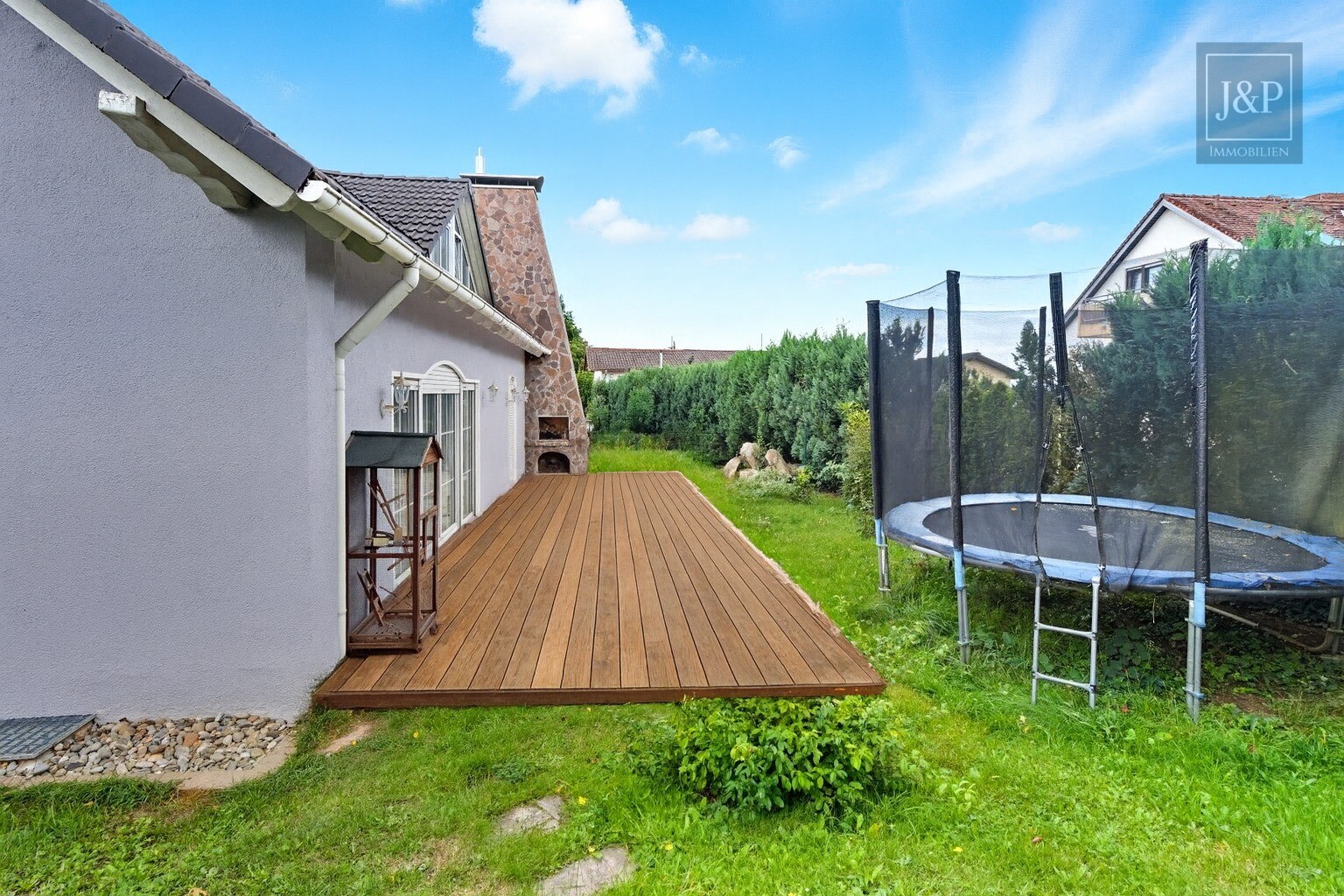 Großes Anwesen im Villenviertel von Glattbach. Gehobener Lebensstil auf über 400qm. - Terrasse Wohnzimmer