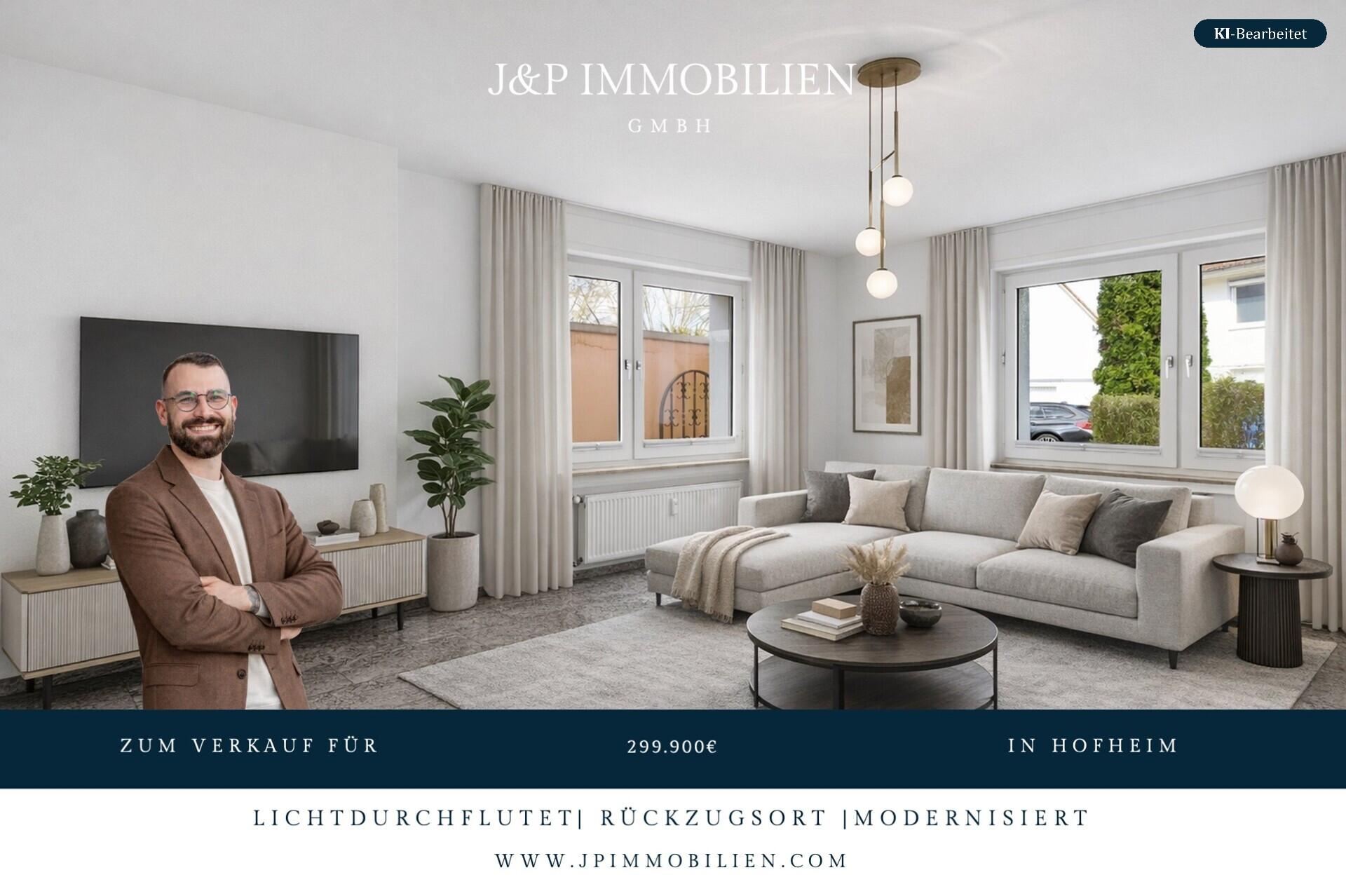 Helle 3-Zimmer-Wohnung mit Terrasse & Gartenanteil in Toplage Hofheim-Marxheim - Titelbild