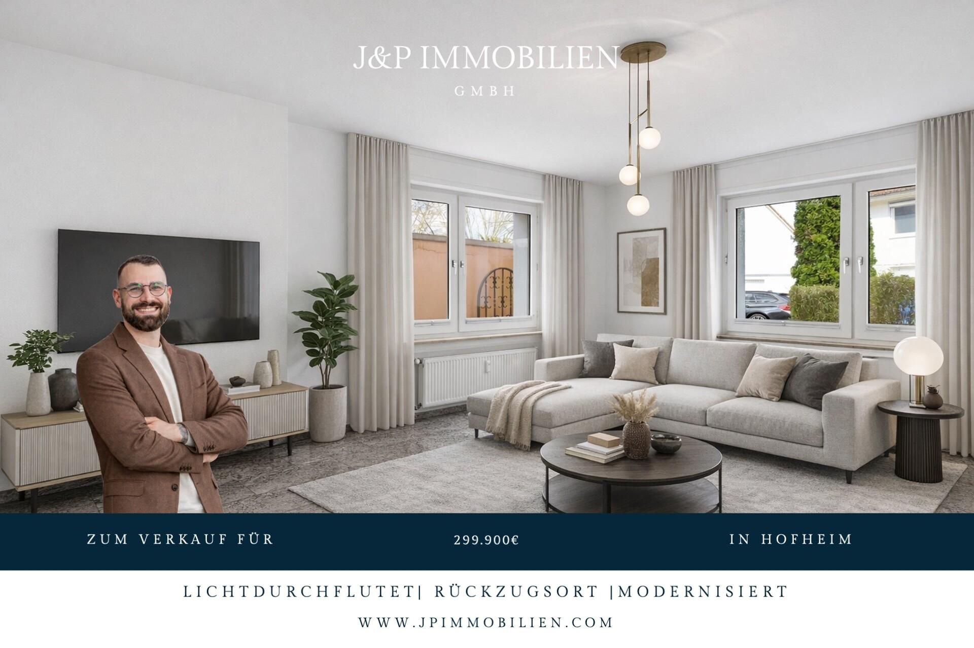 Helle 3-Zimmer-Wohnung mit Terrasse & Gartenanteil in Toplage Hofheim-Marxheim - Titelbild