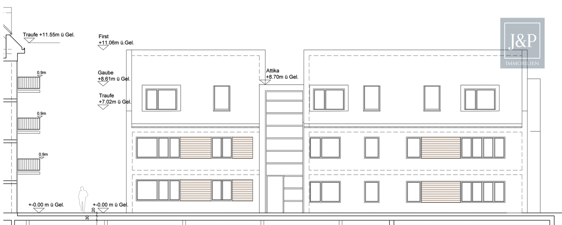 Projektierung in Eschborn: Zentrales Baugrundstück mit Baugenehmigung und Bestandsobjekt! - Baupläne