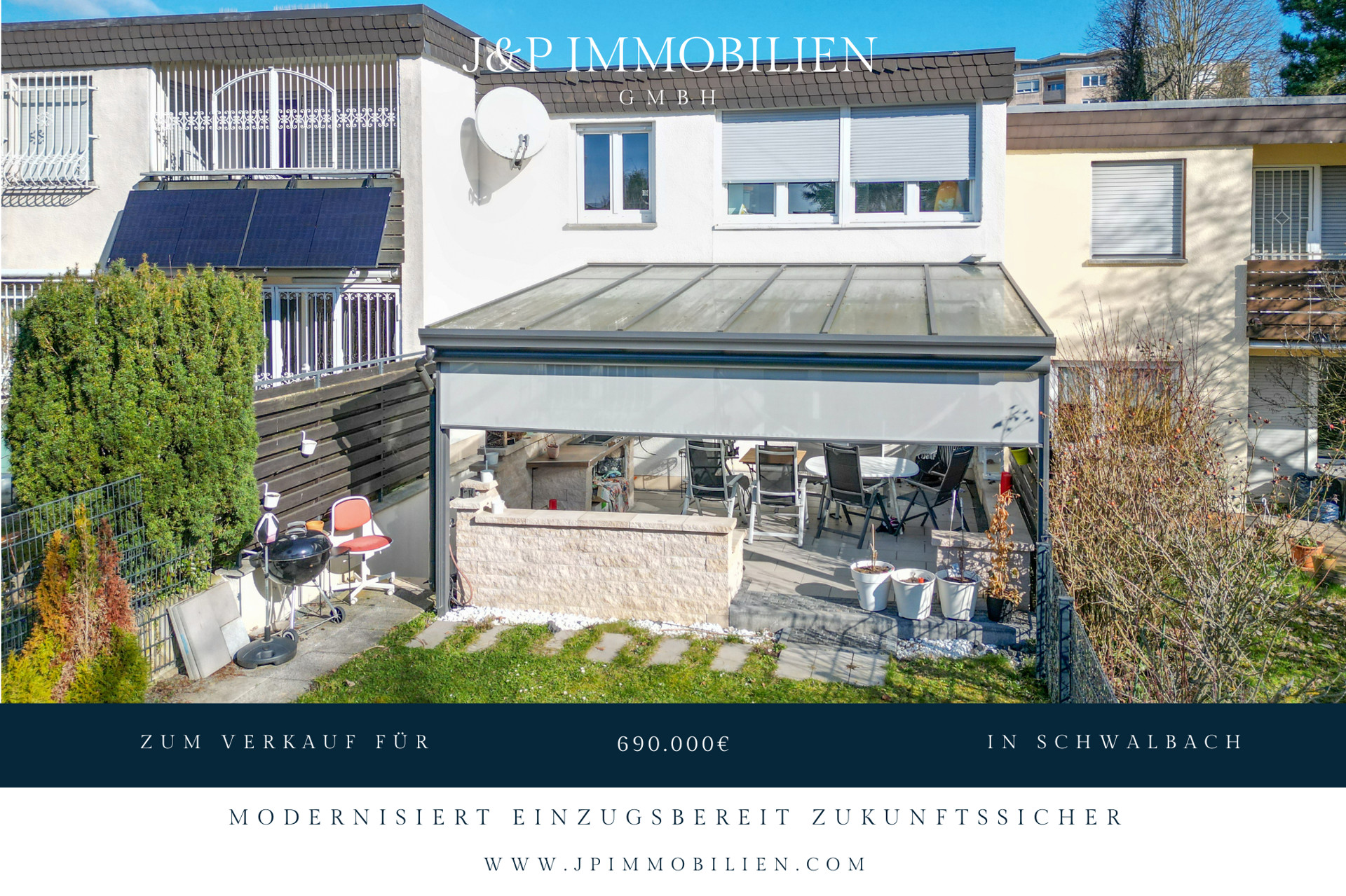 Rundum modernisiert: Einziehen & wohlfühlen – Hochwertiges Reihenhaus mit Aufstockungspotenzial! - Titelbild