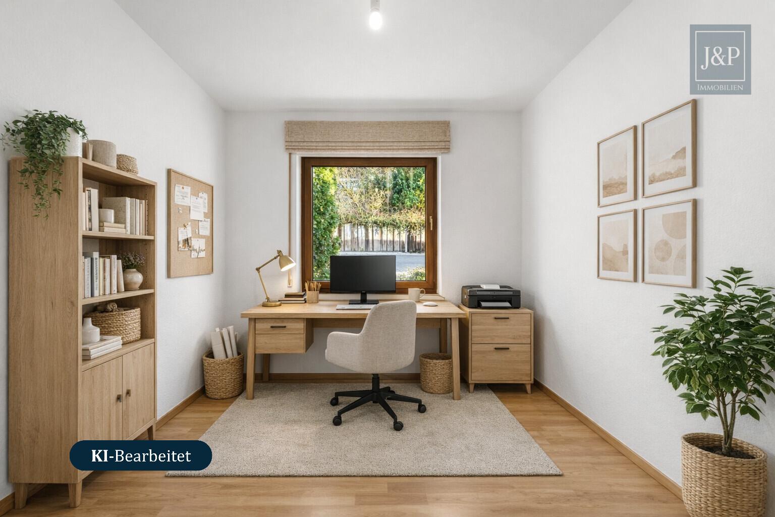 Mitten im Grünen: Großzügiges Splitlevel-Haus mit Einliegerwohnung in Eppstein - Büro KI-Generiert