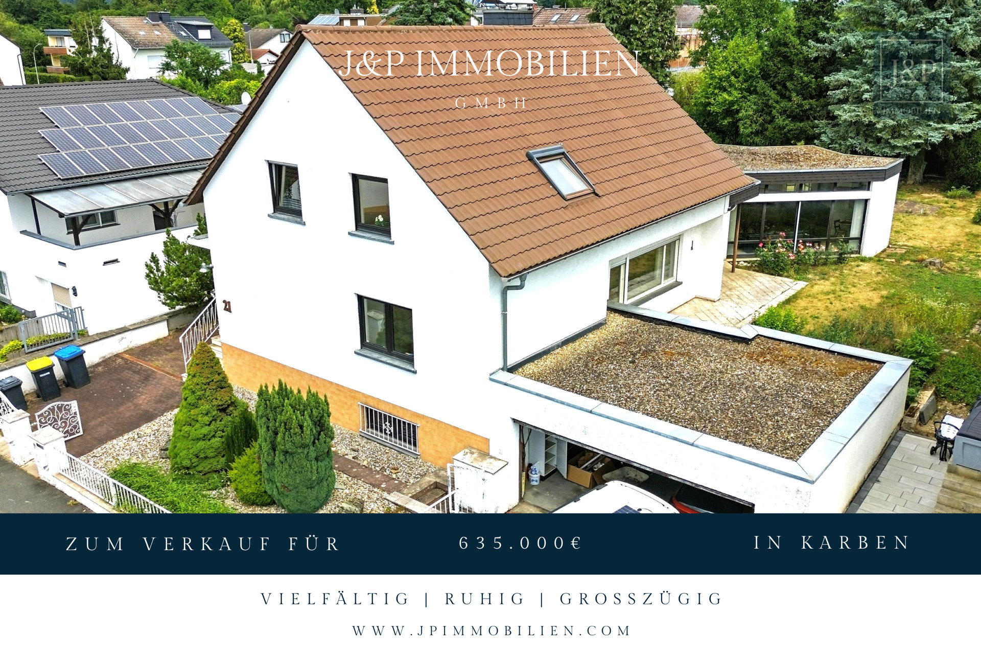 Großzügiges Einfamilienhaus mit Einliegerwohnung und Doppelgarage in ruhiger Lage - Titelbild