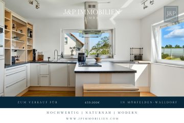 Gehobenes Wohnen am Naturschutzgebiet: traumhafte 3-Zimmer-Wohnung mit Balkon und Weitblick, 64546 Mörfelden-Walldorf, Etagenwohnung