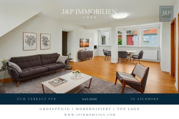 Maisonette-Wohnung mit Dachterrasse und toller Aussicht über Eschborn, 65760 Eschborn, Maisonettewohnung